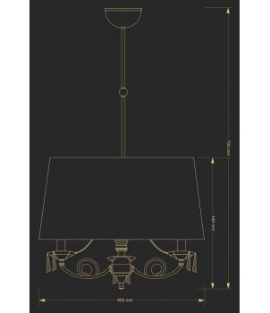 Lustra MONZA MON-ZWD-3(P/A)