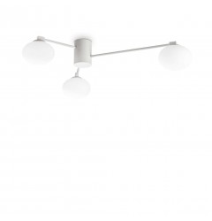 Lustra HERMES PL3 D90 BIANCO 322674