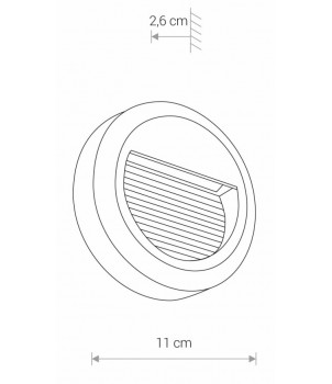 Spot Aplicat SIDEWALK ROUND LED 8147