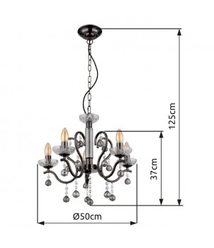 Candelabru CAMILA 64134-5