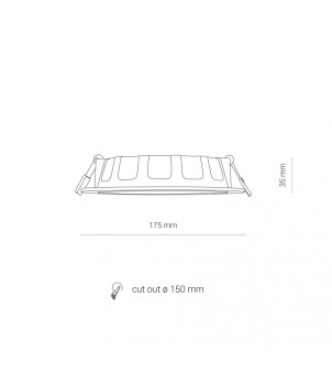 Spot Incastrat CL KOS LED 16W 3000K IP44 8777