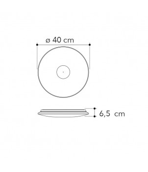 Plafoniera I-KAOS-PL40