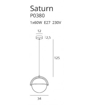 Lustra SATURN P0380