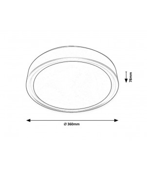 Plafoniera FOSTER 3283