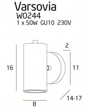 Aplica VARSOVIA W0244