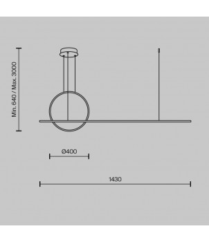 Lustra HALO MOD247PL-L49BK