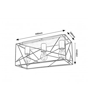 Plafoniera BOIRE 71023