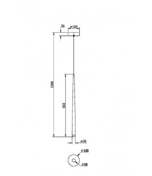 Lustra CASCADE MOD132PL-L6BK