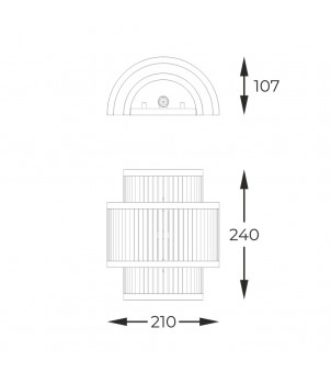 Aplica SERGIO W0528-02B-P7AC