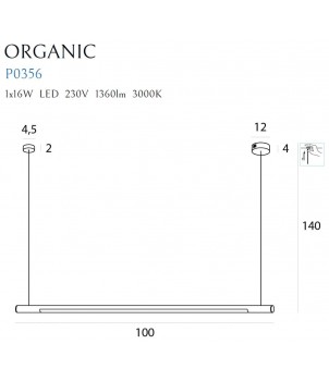 Lustra ORGANIC HORIZON P0356D