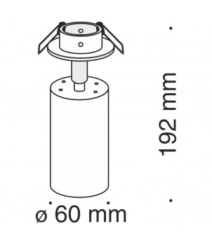 Spot Incastrat FOCUS C018CL-01MG