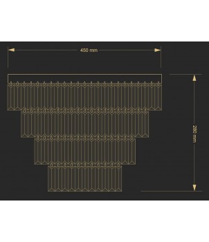 Plafoniera ELLINI ELL-PLM-6(Z)450/I