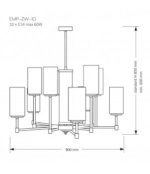 Candelabru EMPOLI EMP-ZW-10(Z)