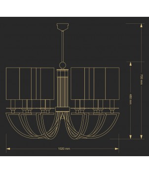 Candelabru LEA LEA-ZW-10(BN/A)