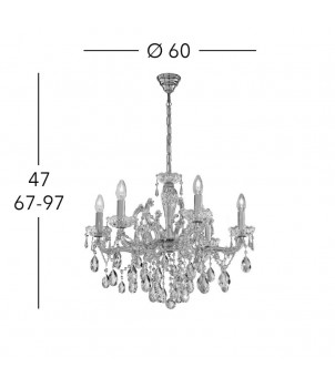 Candelabru SCHONBRUNN 3844.86.3.SpT