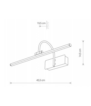 Aplica Tablou GIOTTO LED S 8168