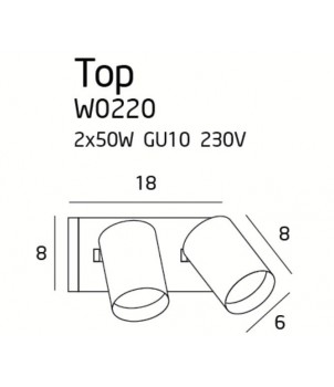 Aplica TOP 2 W0220