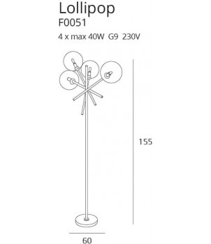 Lampadar LOLLIPOP F0051