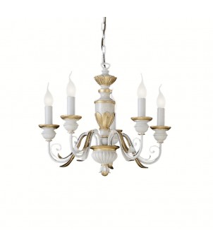 Candelabru FIRENZE SP5 BIANCO ANTICO 012865