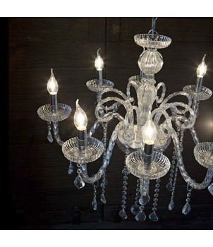 Candelabru GIUDECCA SP6 TRANSPARENTE 027821