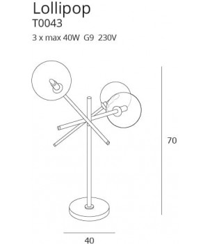 Veioza LOLLIPOP T0043