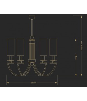 Candelabru LEA LEA-ZW-4(BN/A)