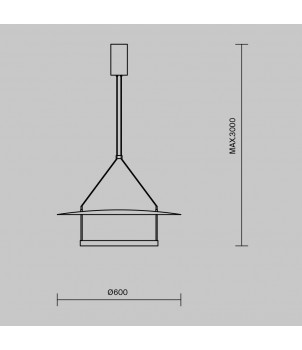 Lustra AMBIENCE MOD280PL-L30B3K