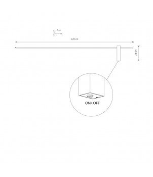 Aplica MOTIVE LED L 4000K 10851