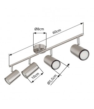 Plafoniera ALLVI 57914-4N