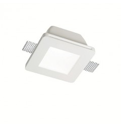 Spot Incastrat SAMBA FI1 SQUARE BIG GLASS BIANCO 150116