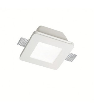 Spot Incastrat SAMBA FI1 SQUARE BIG GLASS BIANCO 150116