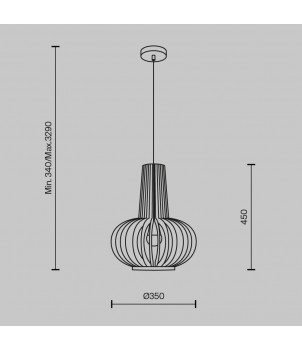 Lustra ROOTS MOD193PL-01W