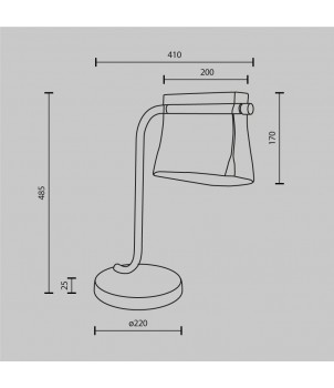 Veioza CABARET MOD170TL-L8BS3K