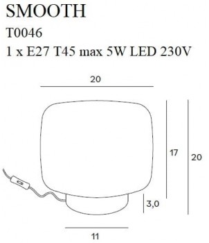 Veioza SMOOTH T0046