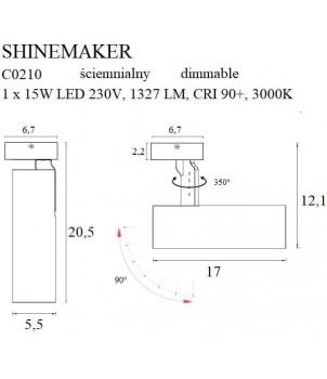 Spot Aplicat SHINEMAKER C0210